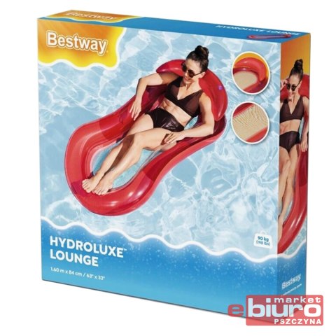 LEŻANKA HYDROLUXE CZERWONA 43103 BESTWAY