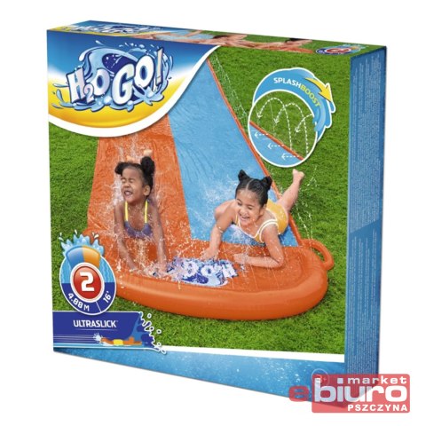 ŚLIZGAWKA WODNA PODWÓJNA SPRYSKIW.52328 BESTWAY