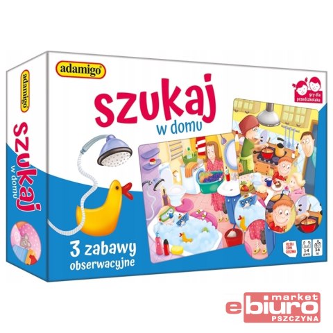 GRA EDUKACYJNA SZUKAJ W DOMU ZESTAW EDUKACYJNY ADAMIGO