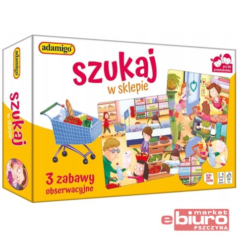 SZUKAJ W SKLEPIE - ZESTAW EDUKACYJNY ADAMIGO
