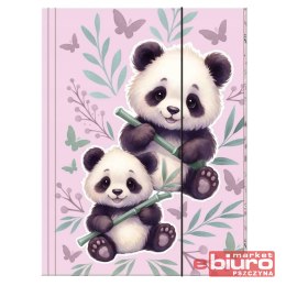 TECZKA Z GUMKĄ A4 PANDA 11 DERFORM