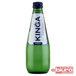 WODA MINERALNA KINGA PIENIŃSKA GAZOWANA 0,33L.SZKŁO