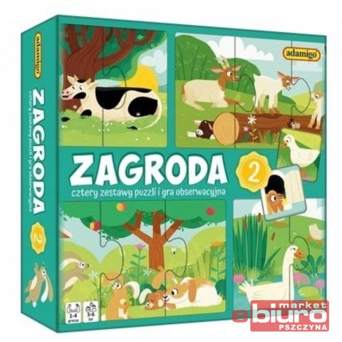 PUZZLE OBSERWACYJNE ZAGRODA 2 ADAMIGO