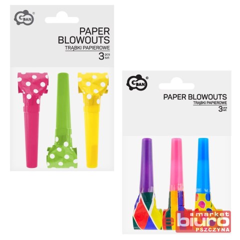 ZESTAW 3 TRĄBKI PAPIEROWE GODAN