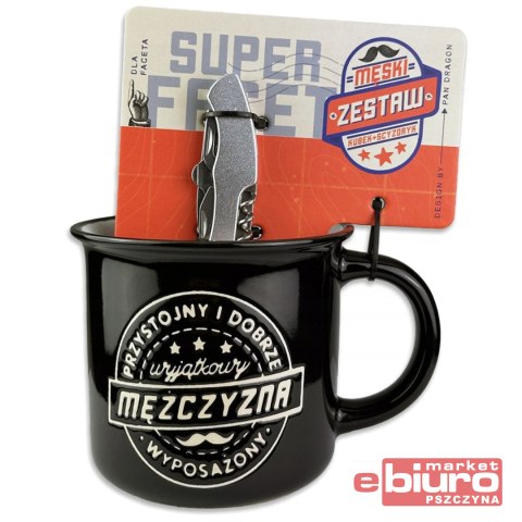 ZESTAW KUBEK+SCYZORYK FACET DRAGON