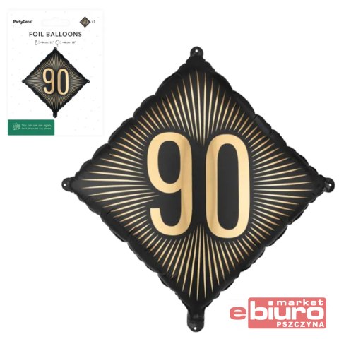 BALON FOLIOWY "90" 46X46CM PARTYDECO