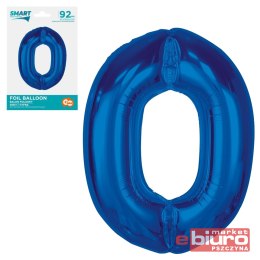 BALON FOLIOWY CYFRA 0 NIEBIESKA 92CM GODAN