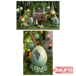 BALON FOLIOWY JAJO DINOZAURA 48X64 CM PARTYDECO
