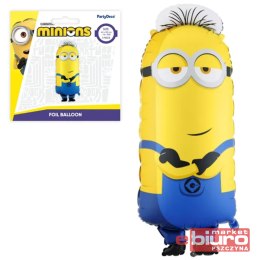 BALON FOLIOWY MINIONEK TIM 40X100CM MIX PARTYDECO