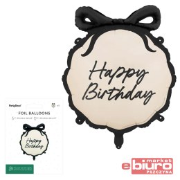 BALON FOLIOWY PASTYLKA HAPPY BIRTHDAY 47,5X45CM