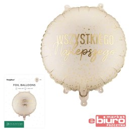 BALON FOLIOWY PASTYLKA WSZYSTKIEGO NAJLEPSZE PARTY