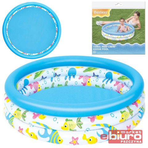 BASEN DMUCHANY CORAL KIDS 102X25 51008 BESTWAY