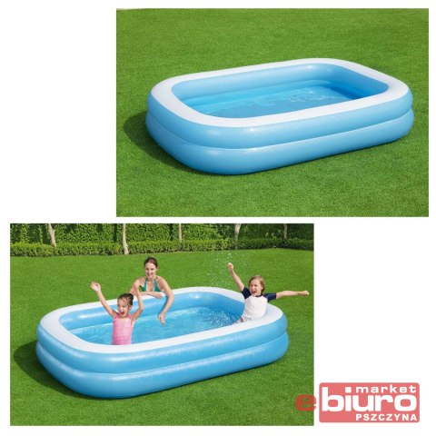 BASEN DMUCHANY NIEBIESKI 269X175X51CM 54006 BESTWA