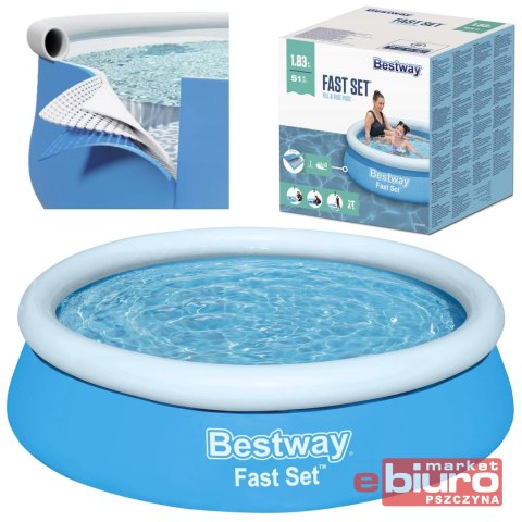 BASEN ROZPOROWY Z DMUCHANYM KOŁNIERZ 57392 BESTWAY