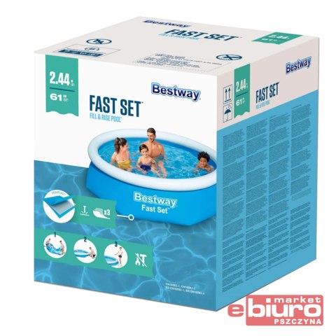 BASEN ROZPOROWY Z DMUCHANYM KOŁNIERZ 57448 BESTWAY