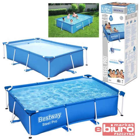 BASEN ZE STELAŻEM 259X170X61CM 56403 BESTWAY