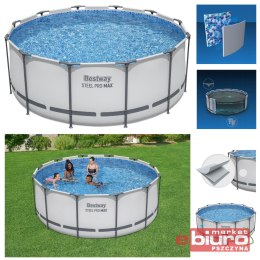 BASEN ZE STELAŻEM 366X122CM 56420 BESTWAY