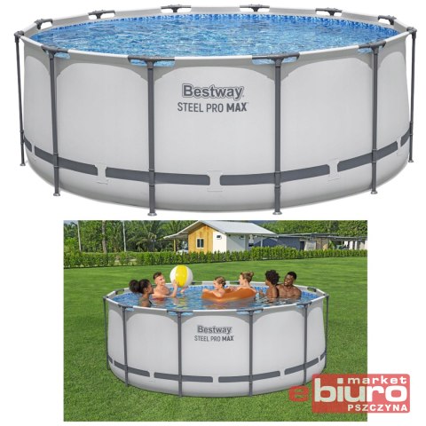 BASEN ZE STELAŻEM 366X122CM 56420 BESTWAY