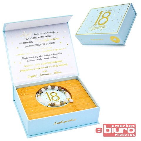 BRANSOLETKA BRC-10 AGAT URODZINY 18 ELITE