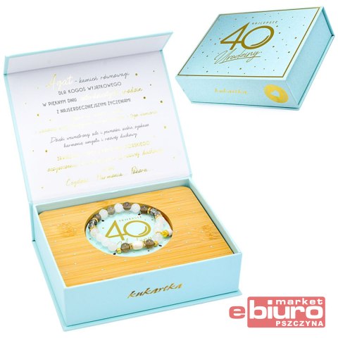 BRANSOLETKA BRC-13 AGAT URODZINY 40 ELITE