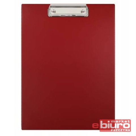 CLIPBOARD DESKA KLIP A4 BORDOWY Z UCHWYTEM LEAN
