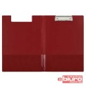 CLIPBOARD TECZKA KLIP A4 BORDOWY Z UCHWYTEM LEAN