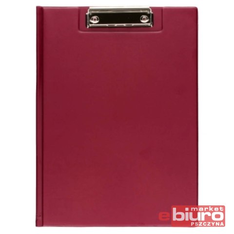 CLIPBOARD TECZKA KLIP A4 BORDOWY Z UCHWYTEM LEAN