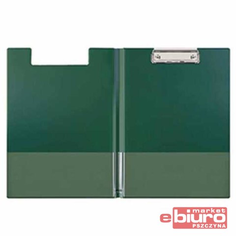 CLIPBOARD TECZKA A4 CIEMNO ZIELONY Z UCHWYTEM LEAN