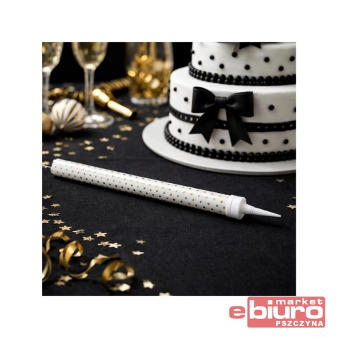 FONTANNA PARTY 26 CM ZŁOTE KROPKI ARPEX