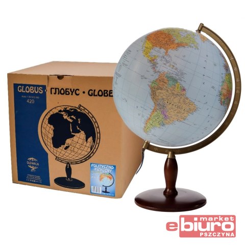 GLOBUS 420 POLITYCZNO-FIZYCZNY PODŚWIETLANY