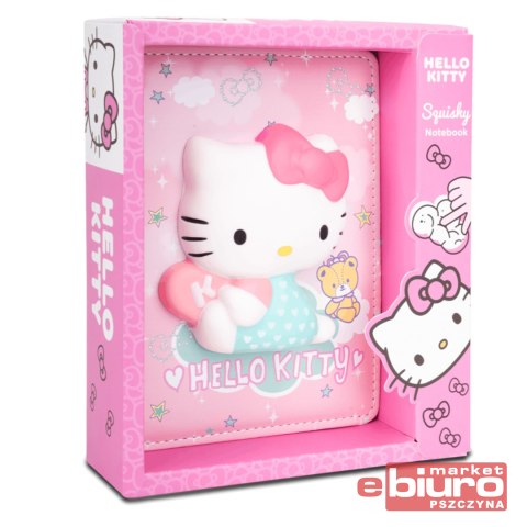 HELLO KITTY NOTES B6 SQUISHY 3D WZÓR 1 PINK 1