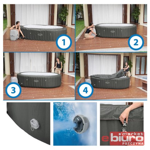 JACUZZI 270X180X71CM 60067 BESTWAY