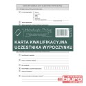 KARTA KWALIFKACYJNA UCZESTNIKA WYPOCZYNKU A5 A-152-3 MICHALCZYK I PROKOP