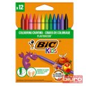 KREDKI ŚWIECOWE PLASTIDECOR 12 KOLORÓW BIC
