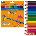 KREDKI TROPICOLORS BIC KIDS 24 KOLORY