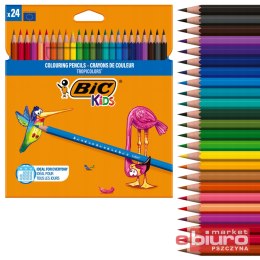 KREDKI TROPICOLORS BIC KIDS 24 KOLORY