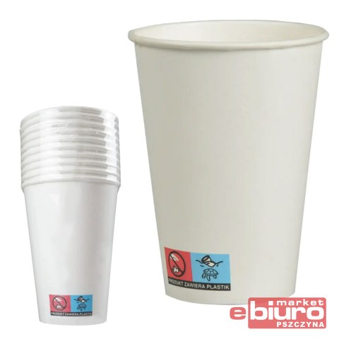 KUBKI PAPIEROWE BIAŁE A'10 ARPEX