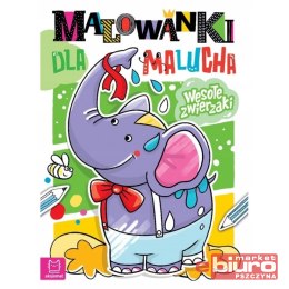 KOLOROWANKA MALOWANKI DLA MALUCHA WESOŁE ZWIERZAKI AKSJOMAT