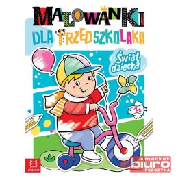 KOLOROWANKA MALOWANKI DLA PRZEDSZKOLAKA ŚWIAT DZIECKA AKSJOMAT
