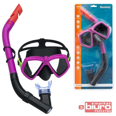 MASKA DO PŁYWANIA Z RURKĄ RÓŻOWA 24070 BESTWAY