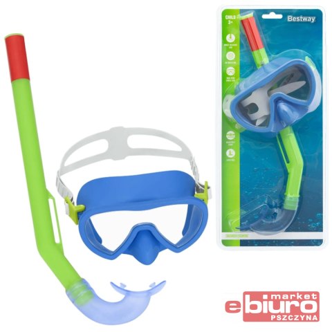 MASKA DO PŁYWANIA Z RURKĄ ŻÓŁTA 24036 BESTWAY