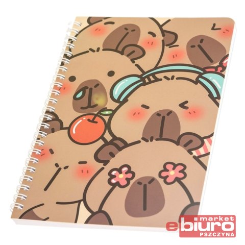NOTES A5 NA SPIRAL KAPIBARA DP CRAFT