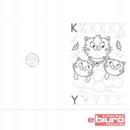 KOLOROWANKA EDUKACYJNA PISZĘ I KOLORUJĘ LITERKI AKSJOMAT