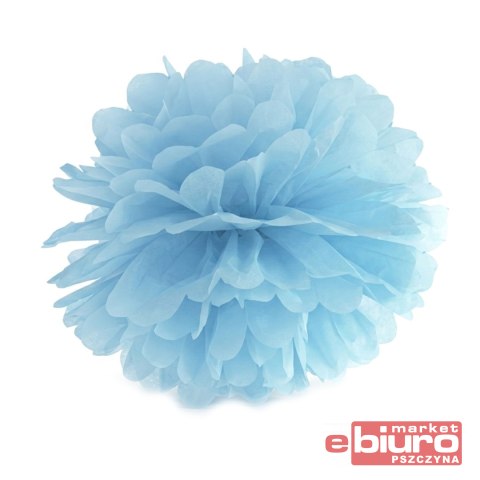 POMPON BIBUŁOWY J.MGL NIEBIESKI 35 CM PARTYDECO