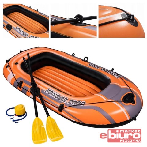 PONTON DMUCHANY 188X98CM 61062 BESTWAY