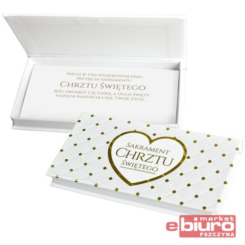 PUDEŁKO OZDOBNE NA BANKNOTY MB-002 CHRZEST PASSION