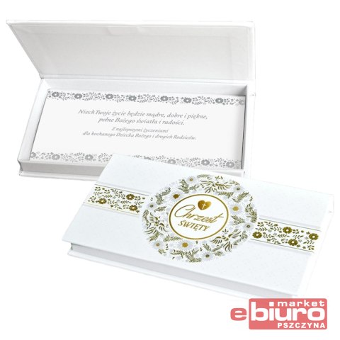 PUDEŁKO OZDOBNE NA BANKNOTY MB-003 CHRZEST PASSION