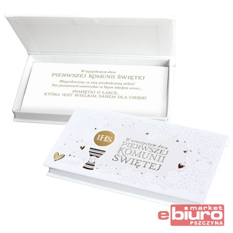 PUDEŁKO OZDOBNE NA BANKNOTY MB-010 KOMUNIA PASSION