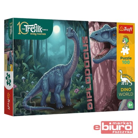 PUZZLE 100 INSPIRED BY DINO WORLD DIPLODOCUS 16579