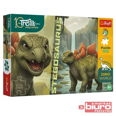 PUZZLE 100 INSPIRED BY DINO WORLD STEGOSAURU 16581